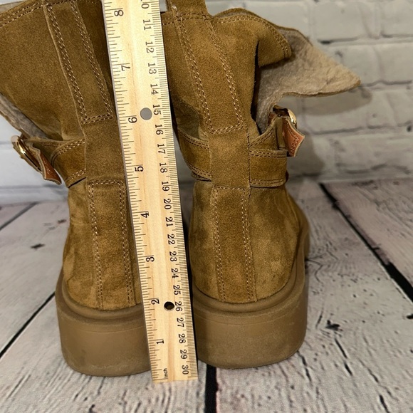 Zara Woman’s EU 39 US size 8 Genuine Suede and Faux Fur Boots - Picture 10 of 16